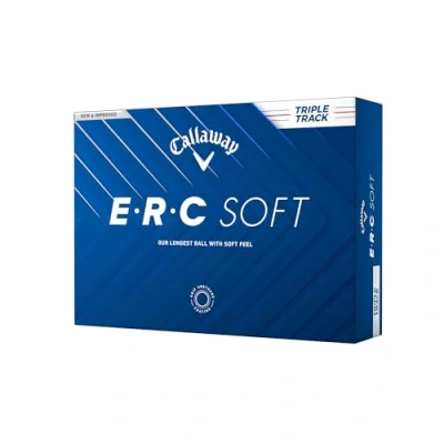 Abbildung von Packung mit 12 Golfbällen Callaway ERC Soft Triple Track