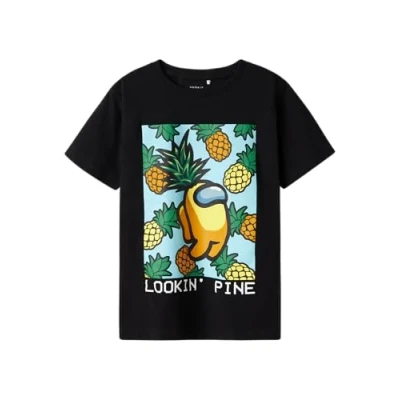 Abbildung von Name it Tshirt print für Kinder, Größe: 158/164, Black