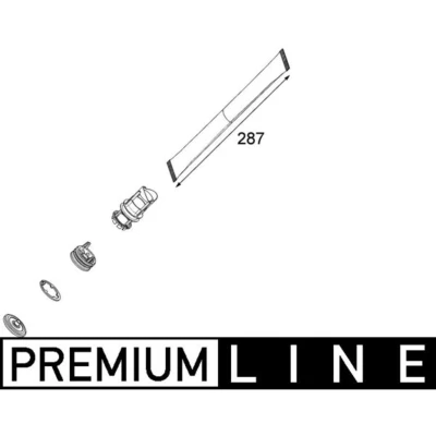 Abbildung von MAHLE ORIGINAL AD 1 000P Trockner mit Deckel, Dichtring, Sicherungsring Zubehör