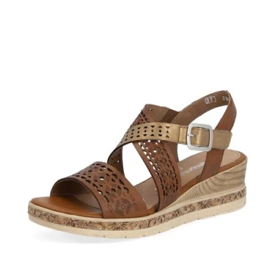 Abbildung von Remonte Plateausandalette, Damen, Größe: 41, Braun Schuhe