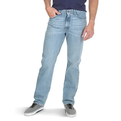 Abbildung von Wrangler Authentics Herren Klassische 5 Taschen, Normale Passform Jeans, Stonewash Flex, 34W / 36L