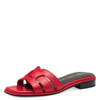 Abbildung von Marco Tozzi Pantolette flach, Damen, Größe: 40, Red Schuhe