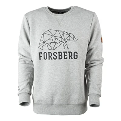 Abbildung von Forsberg Sweatshirt, Herren, Größe: XS, Hellgrau mélange