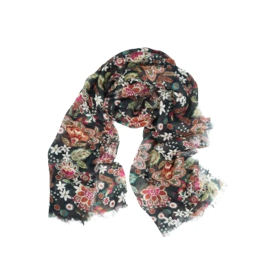 Abbildung von COLLEZIONE ALESSANDRO Modeschal &quot;Secret Garden&quot;, mit Blumenmotiv, Made in Italy