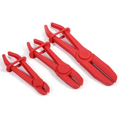 Abbildung von Keenso Auto Schlauchklemme, 3 Stück Flexible Schlauch Leitungsklemme Zange Nylon Brake Kraftstoff Wasser Linie Clamp Schlauchschelle Werkzeug Set Handwerkzeuge
