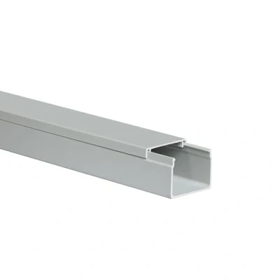 Abbildung von 10m KOMIB Kabelkanal/Kabelkanäle/Kabelführung Verschiedene Größen und Farben Schraubbar 5 x 2m Stangen (Grau Steingrau, 40 30 mm)