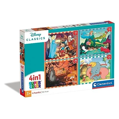 Abbildung von Supercolor 4 in 1 Disney Classics, Puzzle