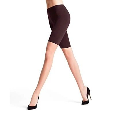 Abbildung von FALKE Damen Leggings Bike 130 DEN W PA Blickdicht einfarbig 1 Stück, Rot (Barolo 8596), S