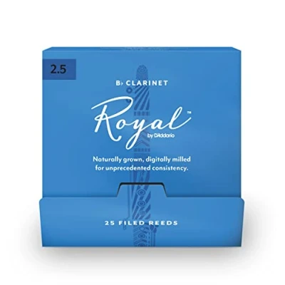 Abbildung von Royal by D&#039;Addario Blätter für Bb Klarinette #2,5, 25 Stück