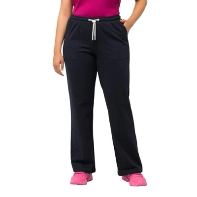 Abbildung von Ulla Popken Jogginghose, Damen, Größe: 62/64, Black