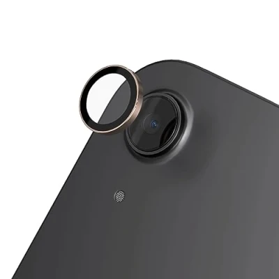 Abbildung von RHINOSHIELD Schutz für Smartphone Kamera kompatibel mit[iPad Pro(2018)/iPad Air4/5/6(11/13 Zoll)/iPad Mini6]Fingerabdruck und kratzresistentes Schutzglas mit Aluminium Ring optische Klarheit Rosé