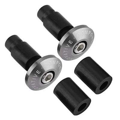 Abbildung von Lenker Stecker, Motorrad Ende Schieberegler Stecker Kappen, 22mm 7/8 inch Gummi End Slider Plug Caps für Racing ATV Offroad