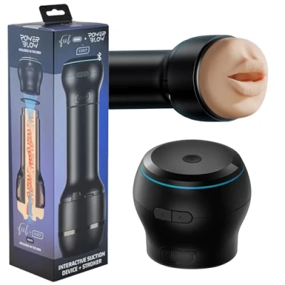 Abbildung von 2 teiliges Masturbator Set „Feel Stroker Mouth + PowerBlow Combo“