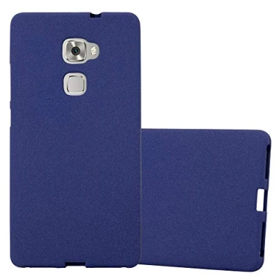 Abbildung von Cadorabo Hülle kompatibel mit Huawei Mate S Schutzhülle TPU Silikon Case Frost Design Slim Kratzfest Weiche Gummi Rundumschutz für in Blau