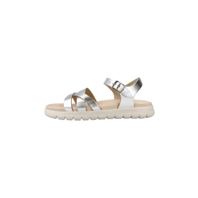 Abbildung von Geox Soleima Riemensandalette für Kinder, Größe: 34, Silber Schuhe