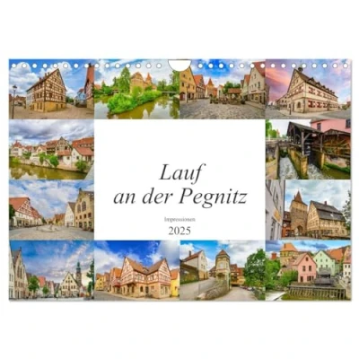 Abbildung von Lauf an der Pegnitz Impressionen (Wandkalender 2025 DIN A4 quer), CALVENDO Monatskalender