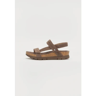 Abbildung von Panama Jack Selma Keilsandalette, Damen, Größe: 41, Taupe Schuhe