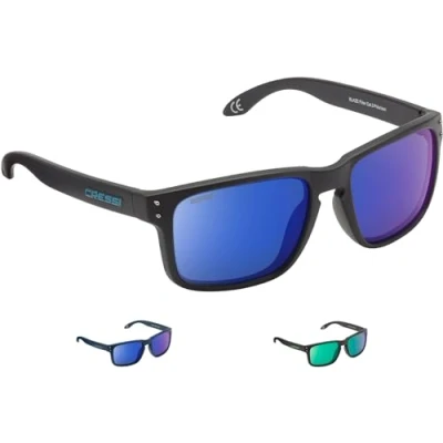Abbildung von Cressi Blaze Sunglasses Unisex Erwachsene Sport Sonnenbrille Polarised Hydrophobic Lenses Einheitsgröße