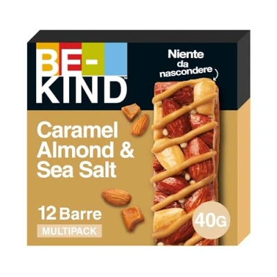 Abbildung von Be Kind Caramel Almond &amp; Sea Salt Nussriegel, 12er Pack (12 x 40 g)