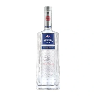 Abbildung von Martin Miller&#039;s Gin 0,7l mit isländischem Quellwasser, beste Botanicals Wacholdernoten und Zitrusfrüchten, sanftes Bouquet
