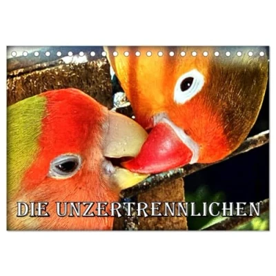 Abbildung von Die Unzertrennlichen (Tischkalender 2025 DIN A5 quer), CALVENDO Monatskalender