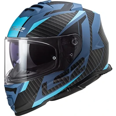 Abbildung von LS2, Integraler Motorradhelm STORM II RACER Matt Blau, XL