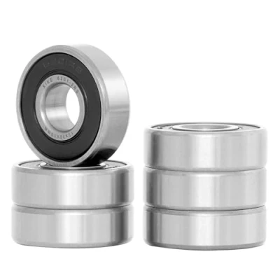 Abbildung von XiKe 6201 2RS Kugellager 12x32x10mm Vorgeschmiert｜Chromstahl｜Gummi Doppeldichtung, 6201RS Rillenkugellager mit Abdeckungen, 6er Packung