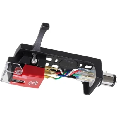 Abbildung von Audio Technica VM540ML/H Dual Moving Magnet Stereotonabnehmer Plus Headshell Rot