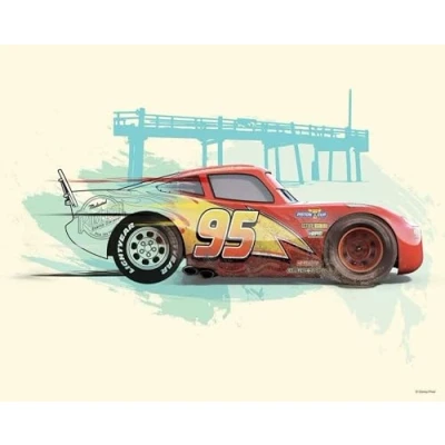 Abbildung von Komar Wandbild &quot;Cars Lightning McQueen&quot;, (1 St.), Kinderzimmer, Schlafzimmer, Wohnzimmer