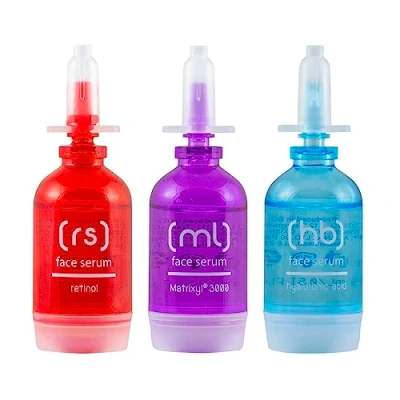 Abbildung von Skincyclopedia Geschenkset für Frauen, Anti Aging Gesichtspflege Set, Beauty mit Retinol Serum, Gesichtsserum Hyaluron und Peptide perfekte Geburtstagsgeschenk, 3 x 15 ml