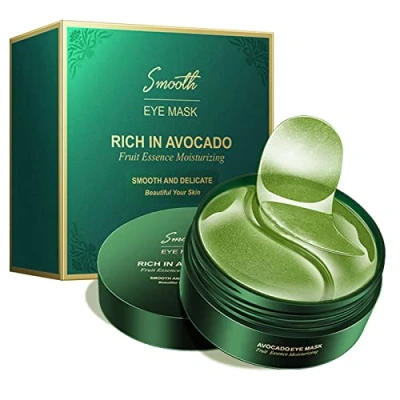 Abbildung von 60pcs Augenpads, Augenpads gegen augenringe mit Aloe Vera, anti ageing eye patches for wrinkles, fine lines, dark circles and bags care, moisturising, relieve fatigue firm skin