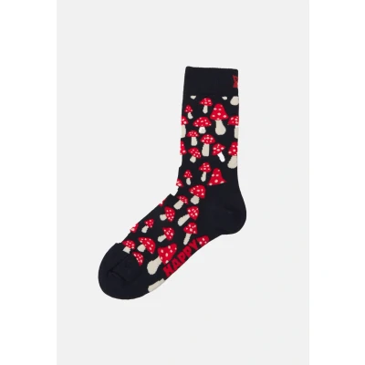 Abbildung von Happy Socks Mushroom SOCK Socken, Damen, Größe: 41 46, Navy