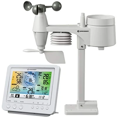 Abbildung von WLAN Farbwettercenter mit 5 in 1 Profi Sensor weiß