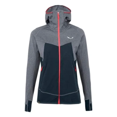 Abbildung von Salewa PUEZ Hybrid Fleecejacke, Damen, Größe: 34, Navy blazer melange