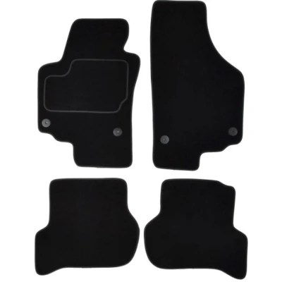 Abbildung von MAMMOOTH A041 SET25 PRM 01 Fußmattensatz Textil vorne und hinten 4 schwarz SEAT: Altea
