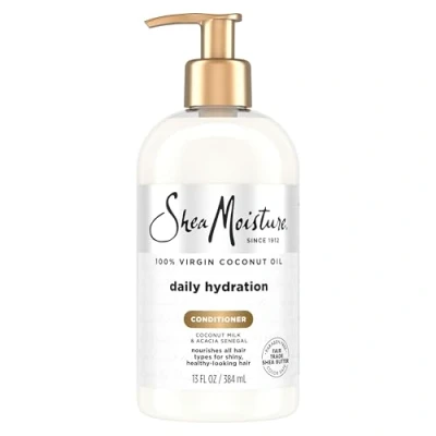 Abbildung von Sheamoisture SHEA Moisture 100% Virgin Coconut OIL Daily Hydration Conditioner Conditioner, Größe: 384 ml,