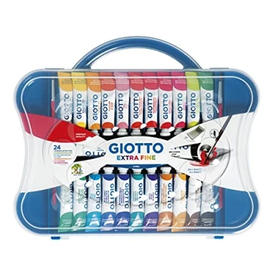 Abbildung von Giotto Extra fine poster paint tubes Farben 12 ml 24er Pack, Mehrfarbig