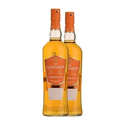 Abbildung von Whiskey Single Malt Glen Grant Arboralis 70 cl (Schachtel mit 2 Flaschen von cl)