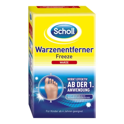Abbildung von Scholl Warzen Behandlungsstift Freeze, 16 tlg., Warzenentferner Behandlungssticks für Hände und Füße