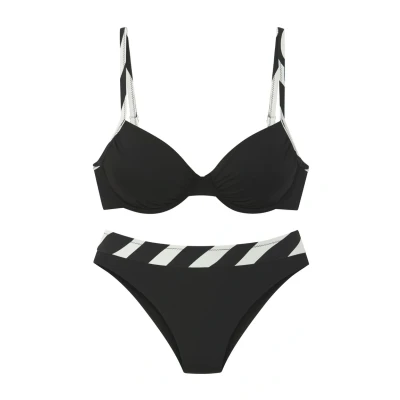 Abbildung von French Connection BÜGEL SET Bikini, Damen, Größe: 40xF, Schwarz