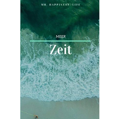 Abbildung von Meer Zeit Notizbuch/Tagebuch ca. DIN a5: Notizbuch 120 Punkteraster Seiten