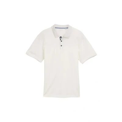 Abbildung von TOM Tailor Basic Poloshirt, Herren, Größe: Medium, Off white