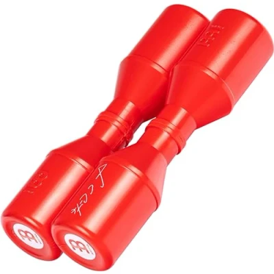 Abbildung von Meinl Percussion Shaker Luis Conte Soft Studio Artist Series Doppel 17 cm Länge Musikinstrument Kunststoff, Rot (SH5R)