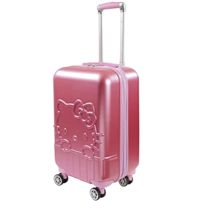 Abbildung von Ful AONELAS Hello Kitty Rollgepäck, Hartschalenkoffer mit Rollen, 53,3 cm, Rosa (HKFL0002AZ 650), Rose