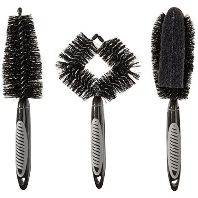 Abbildung von XLC Unisex Erwachsene Bürstenset TO S56, Schwarz, One Size