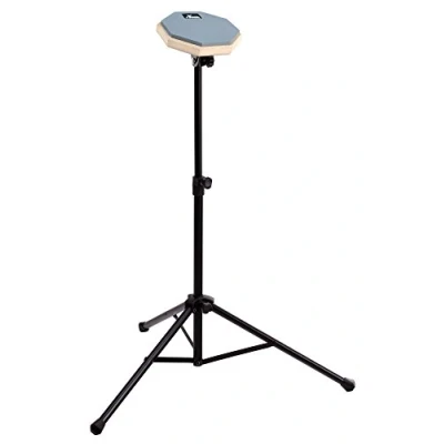 Abbildung von XDrum TF 6/PPS 1 SET: TrueFeel Practice Pad 6&quot; + Übungspad Stativ Taschen (Oberfläche Pad: Spezialgummi, rau, höhenverstellbar, Kopfwinkel variierbar) grau/natur