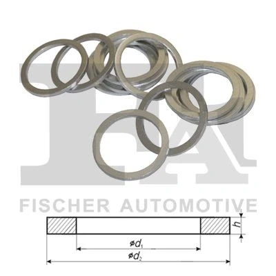 Abbildung von FA1 044.810.100 Dichtring 8 1 A Form Aluminium