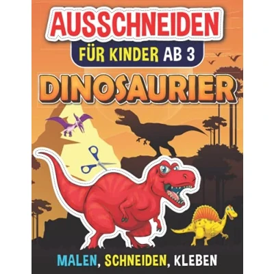 Abbildung von Ausschneiden für Kinder ab 3 Jahre Dinosaurier: Das gigantische Dino Abenteuer mit den Superhelden der Urzeit I Dinosaurier Bastelbuch Jahren