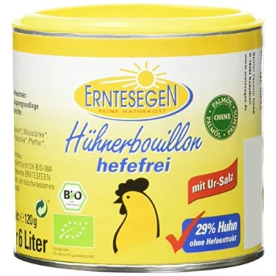 Abbildung von Erntesegen Hühnerbouillon hefefrei 120g Bio Würz Sauce, 3er Pack (3 x 120 g)