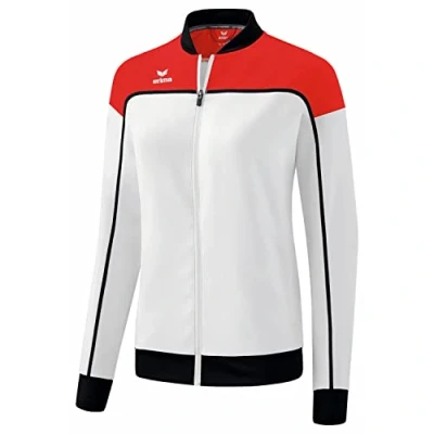 Abbildung von Erima Fussball Teamsport Textil Change BY PRÄSENTATIONS Trainingsjacke, Damen, Größe: 34, Weiss rot schwarz